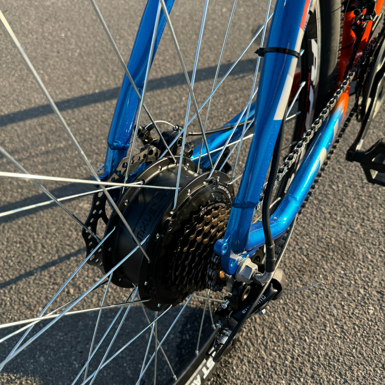 Велосипед з Е-комплектом 29" SPACE MERCURY Blue 2025 48 В 500 Вт MXSUS 10 Ah/до 35 км запас ходу - фото 5 Велосипед з Е-комплектом 29" SPACE MERCURY Blue 2025 48 В 500 Вт MXSUS 10 Ah/до 35 км запас ходу - фото 5