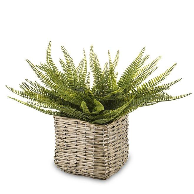 Искусственное растение в кашпо из лозы Flora 45 см (34112)