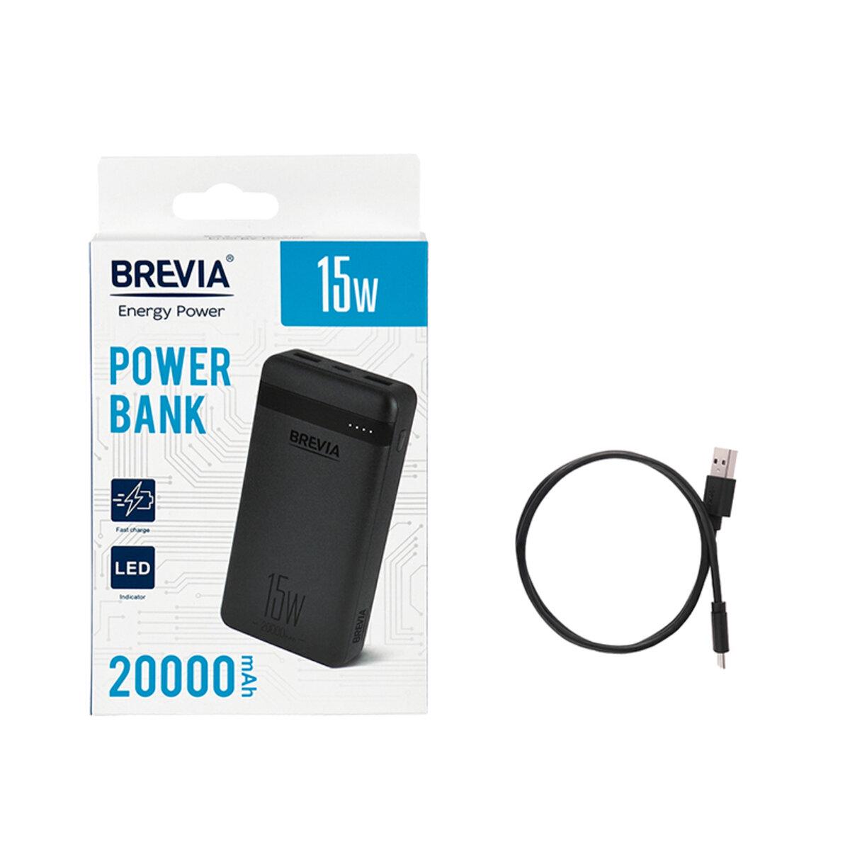 Повербанк Brevia Li-Pol 20000 mAh/15W (45215) - фото 8