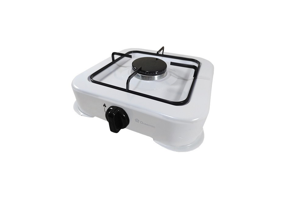 Газовая плита Domotec MS-6601 одна конфорка белая Газовая плита Domotec MS-6601 одна конфорка белая