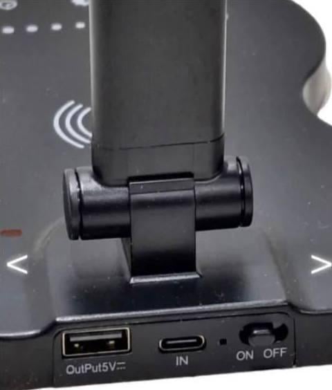 Настольная лампа LED с беспроводной зарядкой и таймером Черный (33ca46f2) - фото 3 Настольная лампа LED с беспроводной зарядкой и таймером Черный (33ca46f2) - фото 3