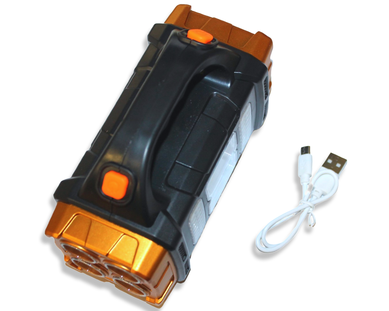 Ліхтар ручний HB-2678 переносний на сонячній батареї USB 25 W 15,5х7 см - фото 9