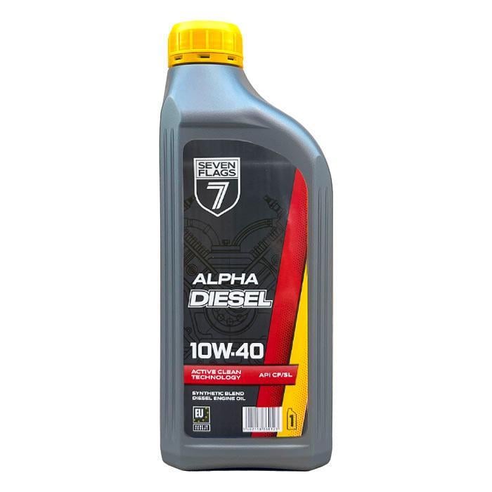 Моторное масло автомобильное 7FLAGS Alpha DIESEL 10W-40 1 л (218216)