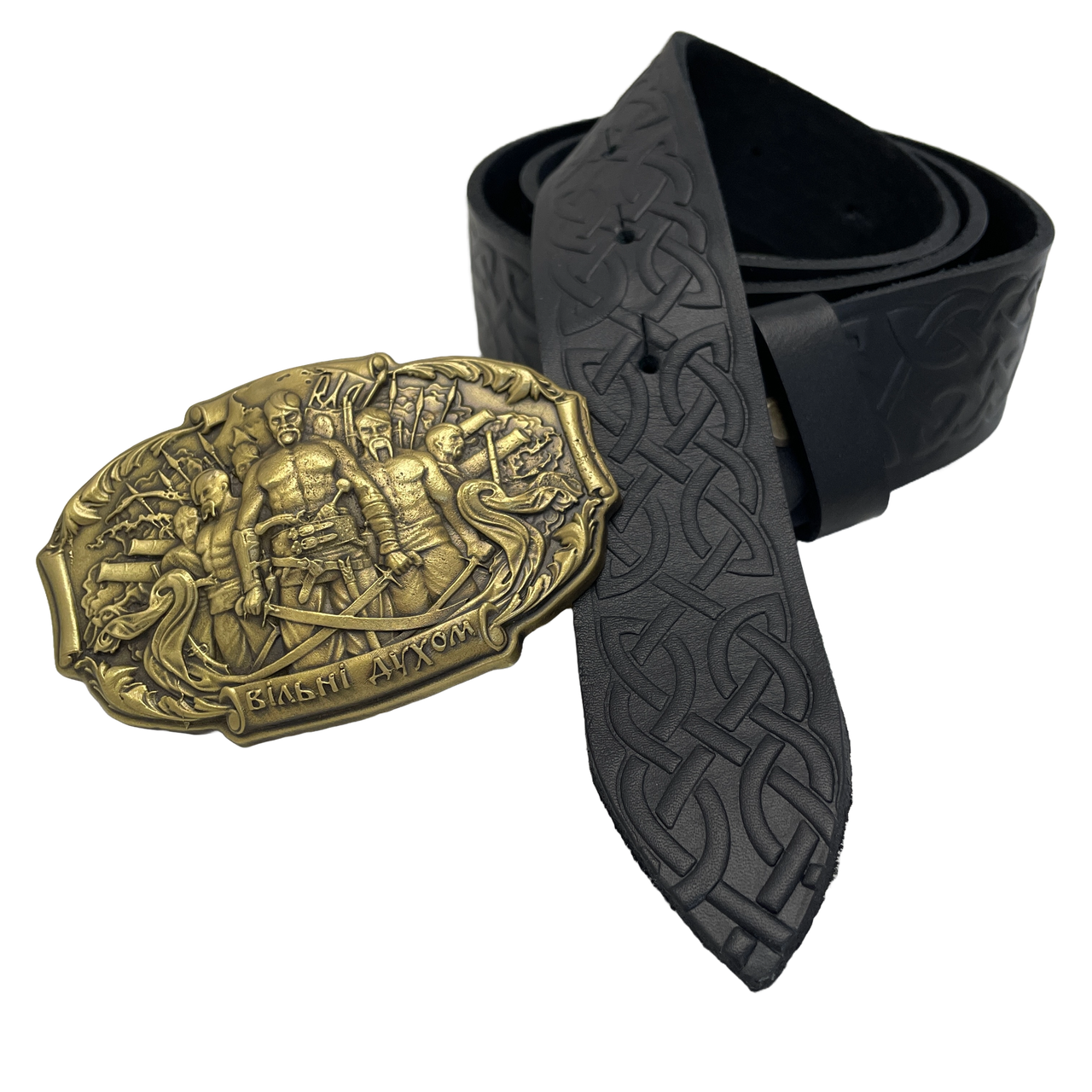 Ремень тиснение с пряжкой Gorillas BBQ Accessories Вольные Духом латунь (bb51)