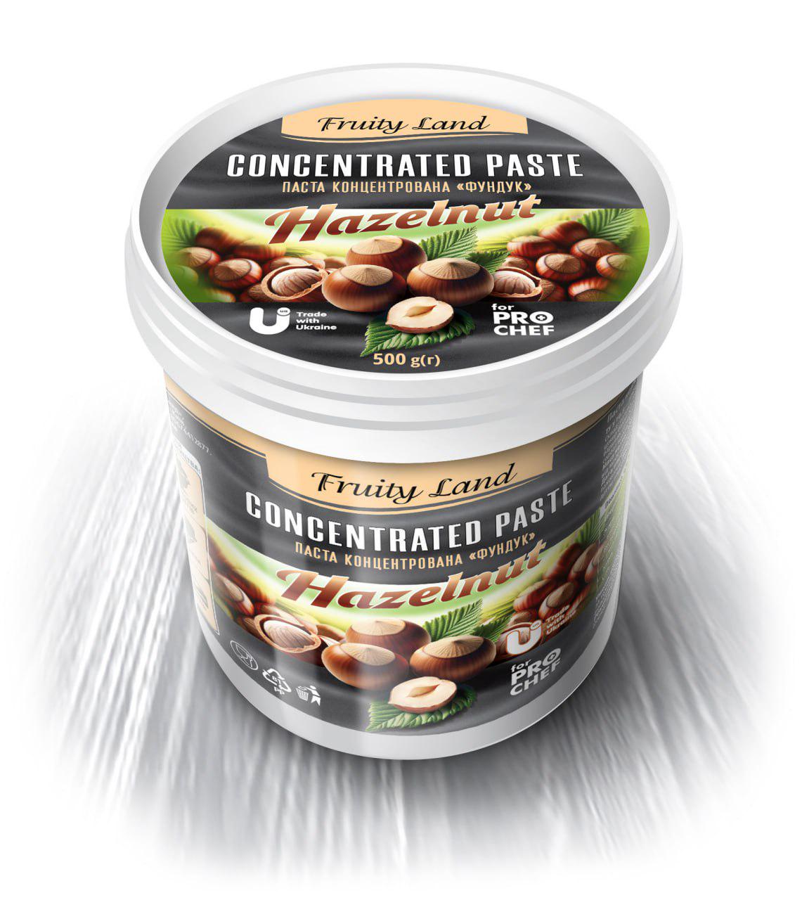 Паста концентрированная Fruityland Лесной орех 500 г