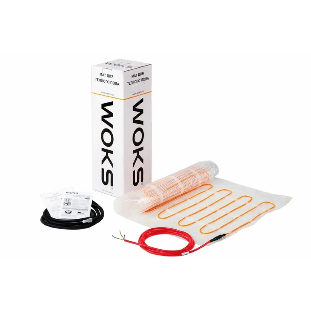 Мат нагрівальний для теплої підлоги WoksMat 160 240 Вт (239)