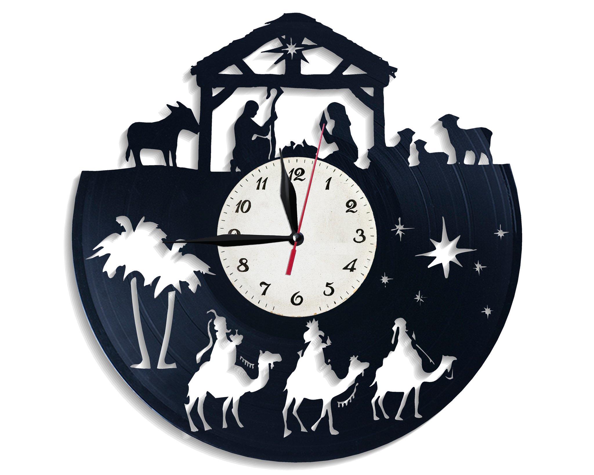 Часы настенные Вифлеем 2686 из виниловой пластинки