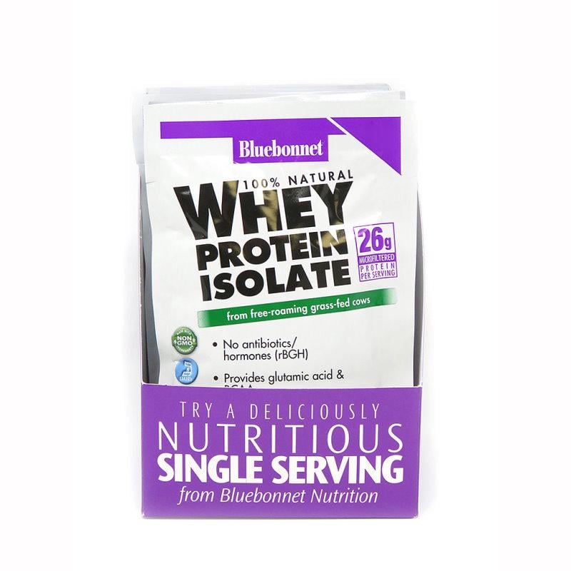 Протеин Bluebonnet 100% Natural Whey Isolate 8x264 г Ягоды (5204V9229)