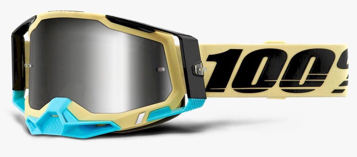 Мотоокуляри 100% RACECRAFT 2 Goggle Airblast/Mirror Silver Lens (20211)