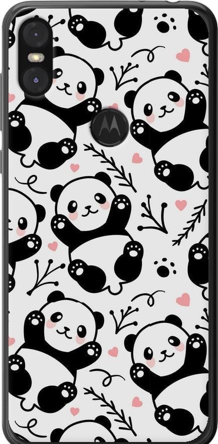 Чехол на Motorola One Панды (4318u-1589-42517)
