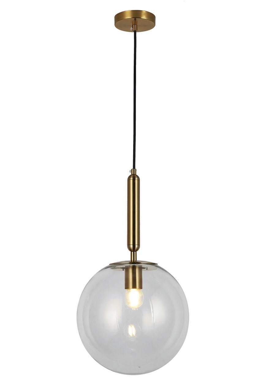 Підвісний світильник 9163525-1 BRZ+CL Прозорий/Бронзовий