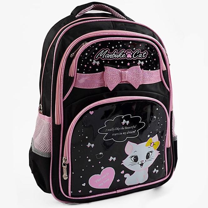 Школьный набор для девочки рюкзак/сумочка и пенал 3 пр. Черный (28443983) - фото 9 Школьный набор для девочки рюкзак/сумочка и пенал 3 пр. Черный (28443983) - фото 9