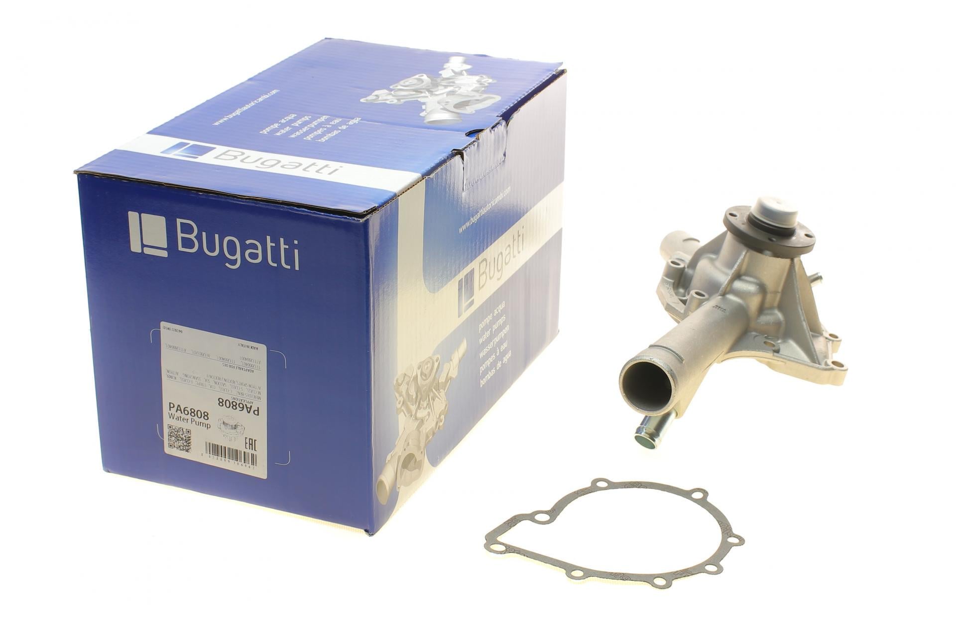 Помпа воды Bugatti Mercedes C-class W202/E-class W124/W210 1.8-2.2 92-00 M111/Ssangyong Kyron 2.3 10- PA6808