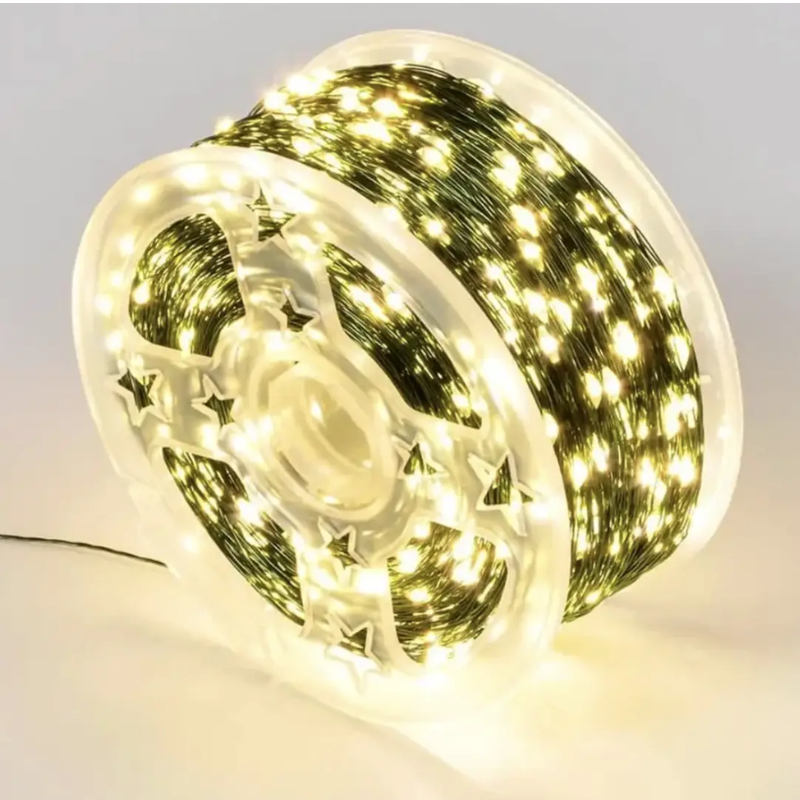 Гірлянда з дистанційним керуванням Роса USB теплий/холодний 120 м 1200 діодів Зелений (2811439755)