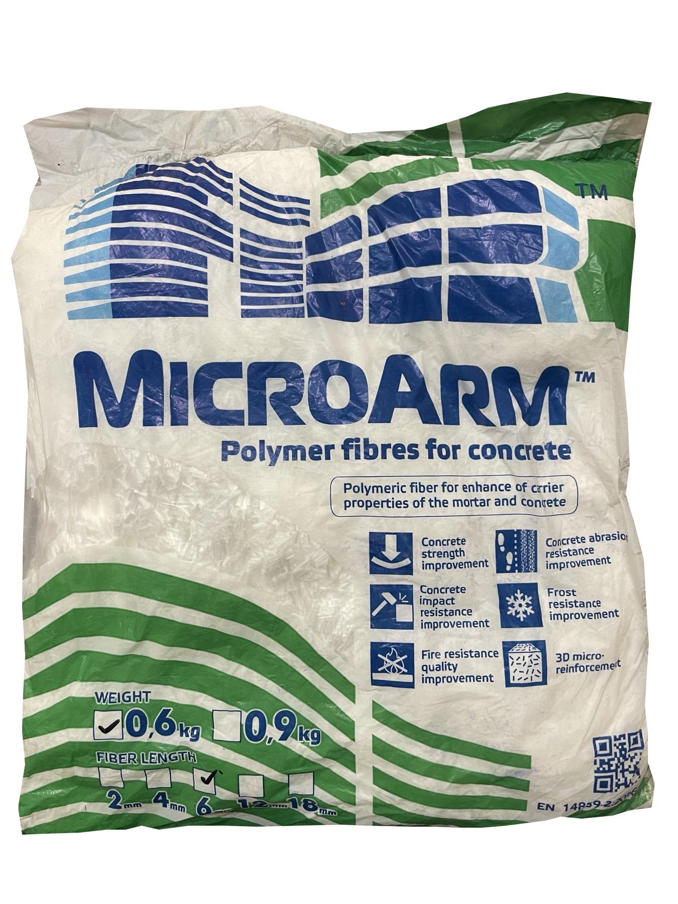 Фибра полипропиленовая Fiber MicroArm 6 мм 0,6 кг (36562836)