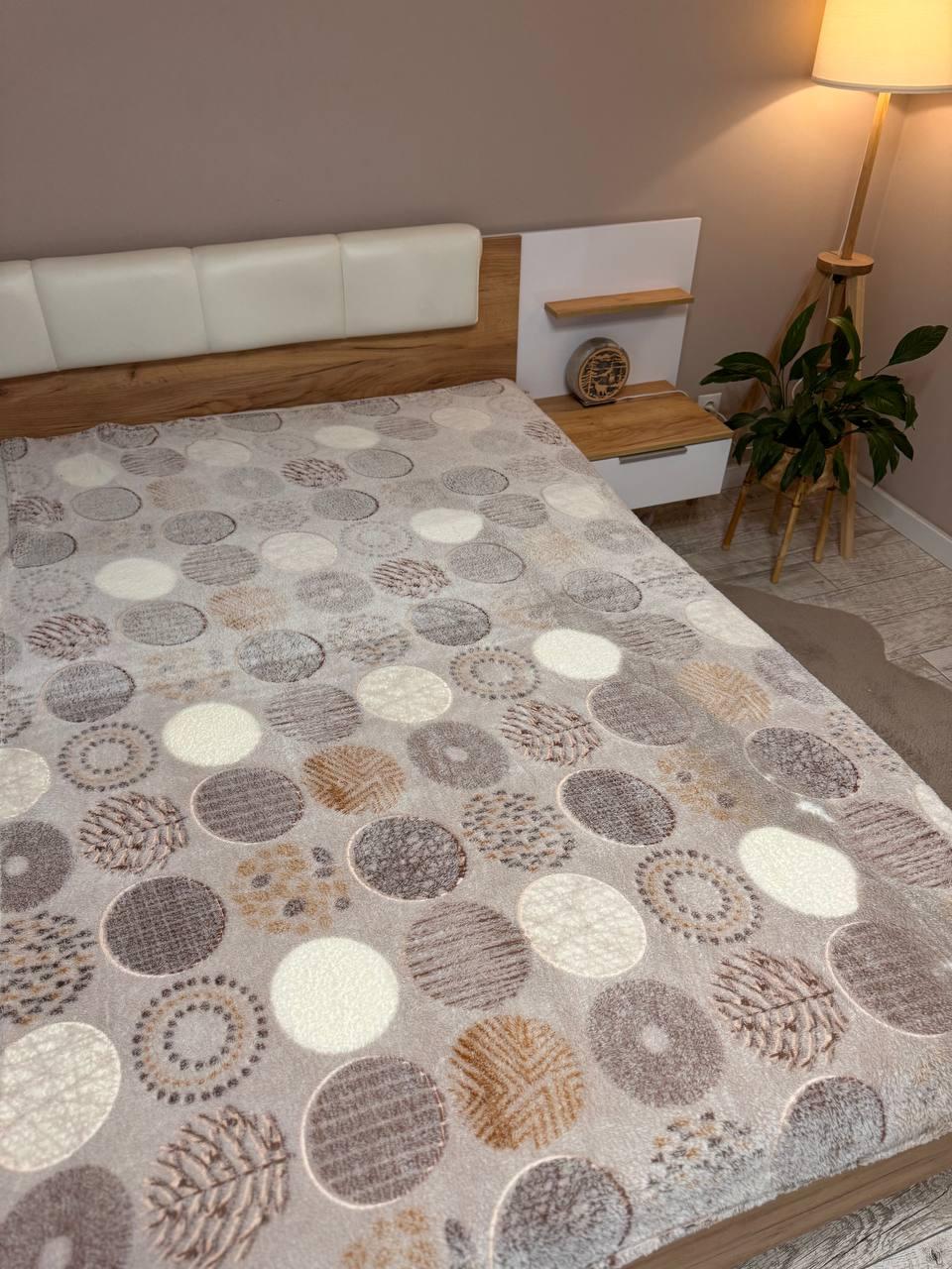 Плед из микрофибры 150х200 см. Круги (Д-2110-010) Плед из микрофибры 150х200 см. Круги (Д-2110-010)