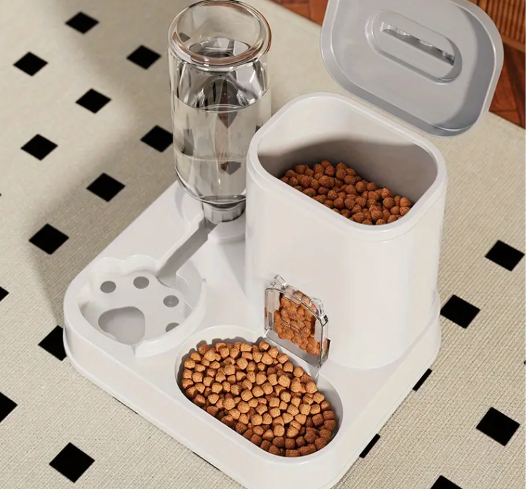 Автоматична годівниця та поїлка 2в1 для котів і собак 500 г 400 мл (2010) - фото 7