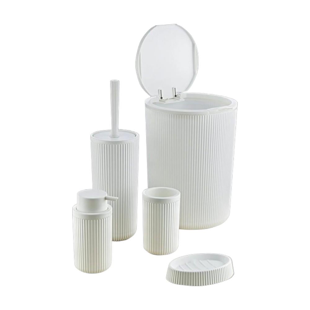 Набір для ванної кімнати Boxup FT-410 5 предметів Білий (100193ZPL)