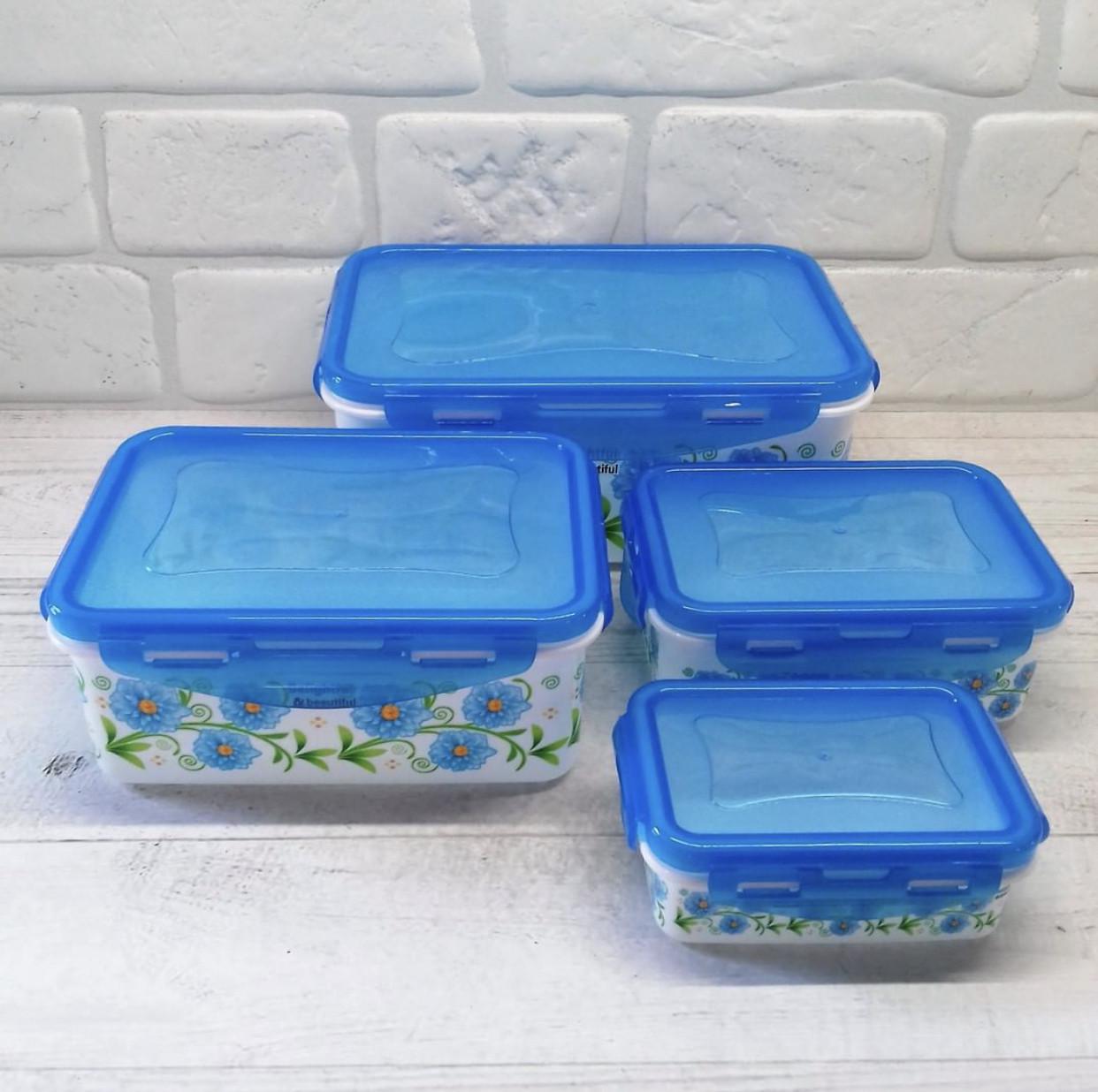 Набір контейнерів Frico із кришкою 4 шт. (FRU-822) - фото 5 Набір контейнерів Frico із кришкою 4 шт. (FRU-822) - фото 5