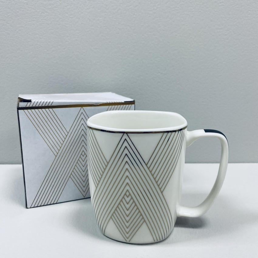 Чашка S&T 20700 фарфоровая 380 мл Белый