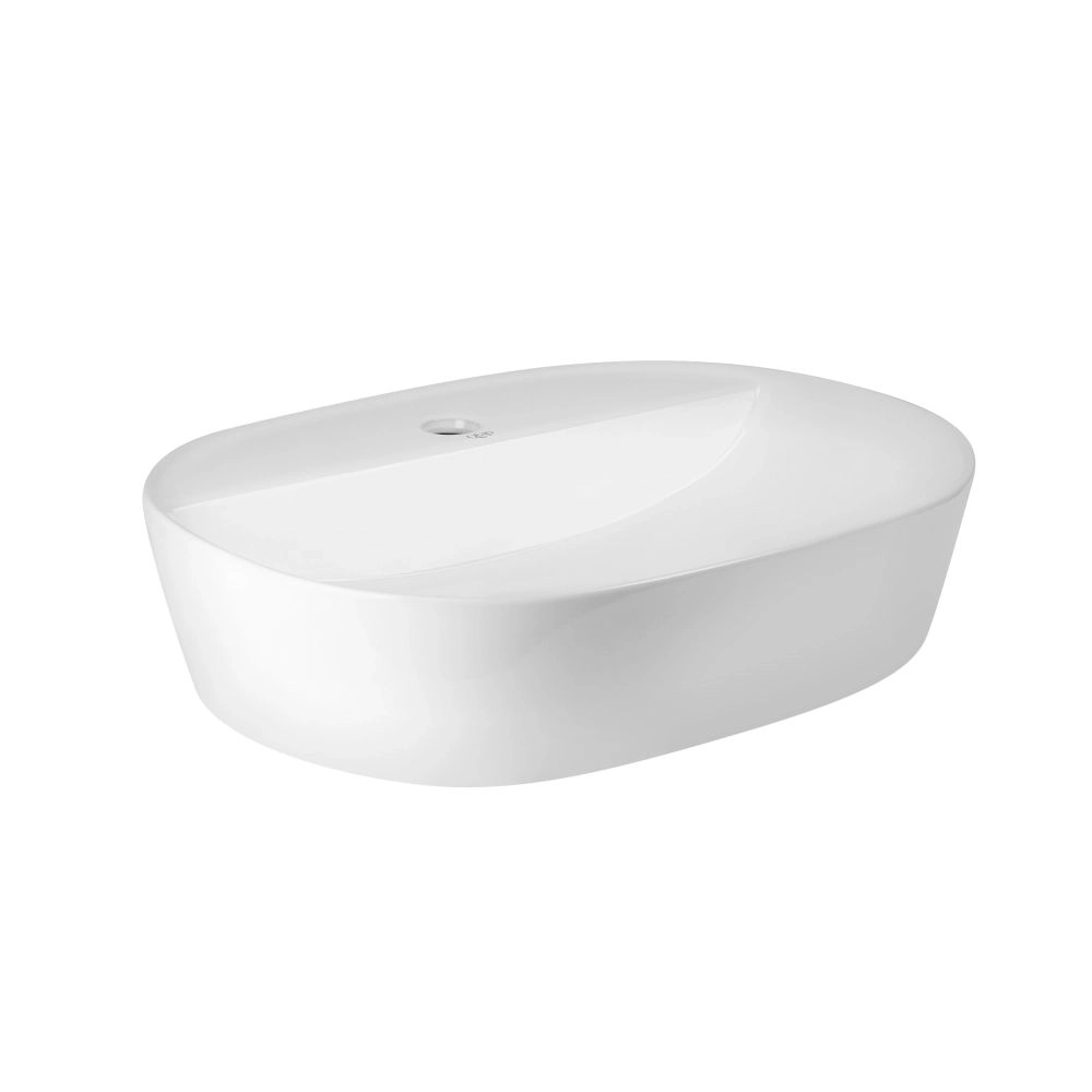 Раковина накладная Qtap Scorpio 505х385 овальная, белая (QT14112202WN47313) Раковина накладная Qtap Scorpio 505х385 овальная, белая (QT14112202WN47313)