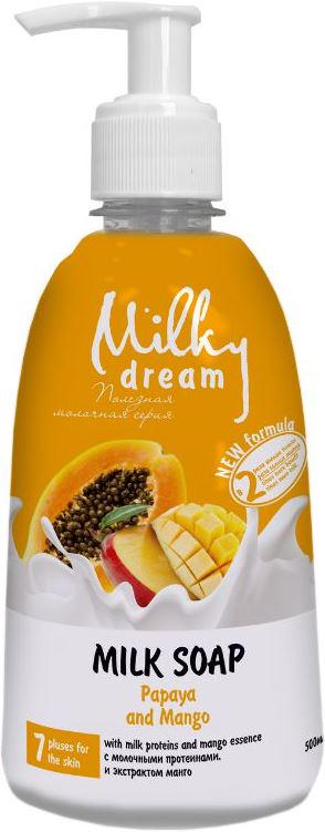 Крем-мыло жидкое Milky Dream Папайя и Манго дозатор 500 мл