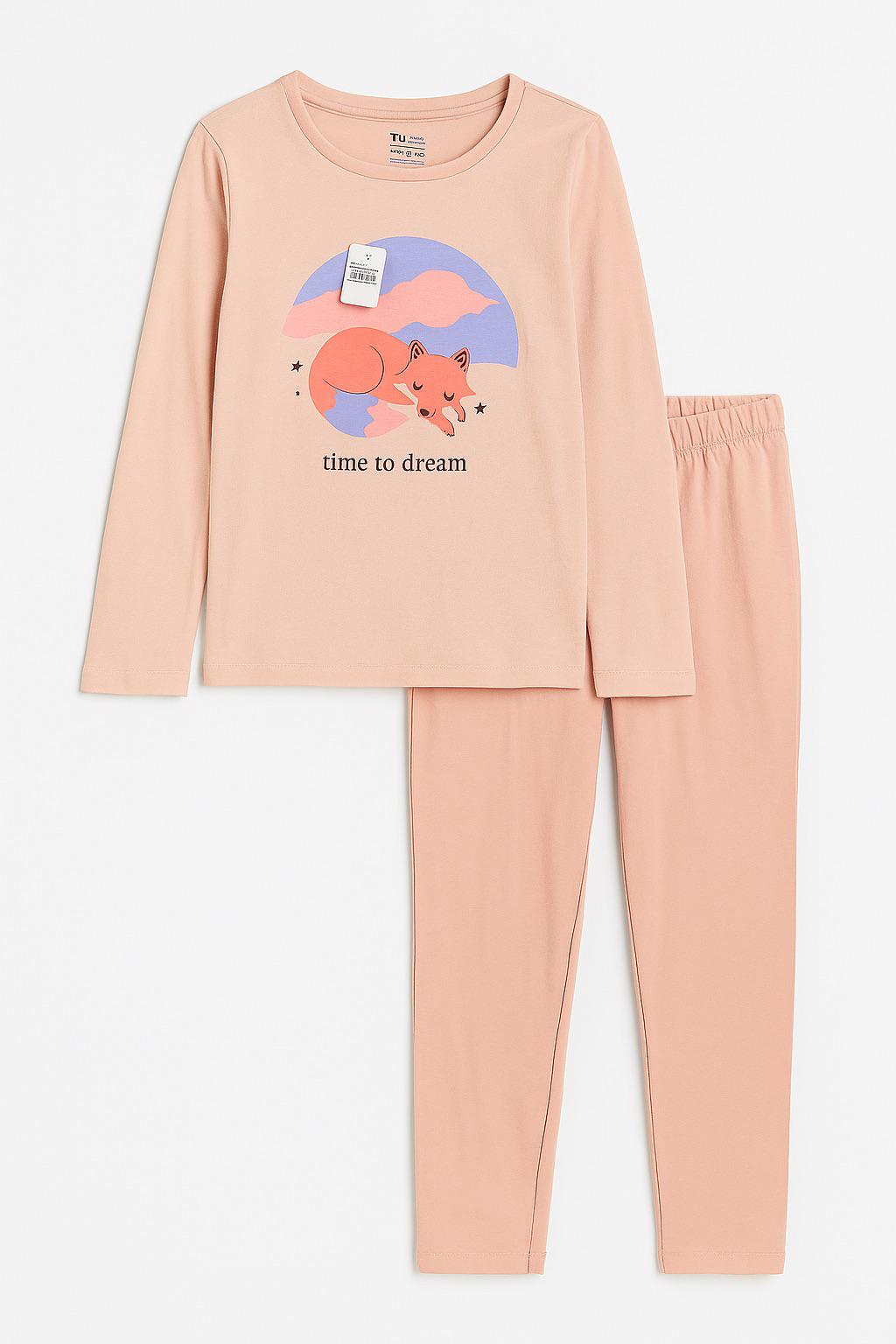 Пижама 5.10.15 Kids 4W4303 146-152 см Розовый