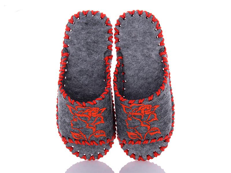 Тапочки фетровые женские VENDS 261 р. 36-37 Серый