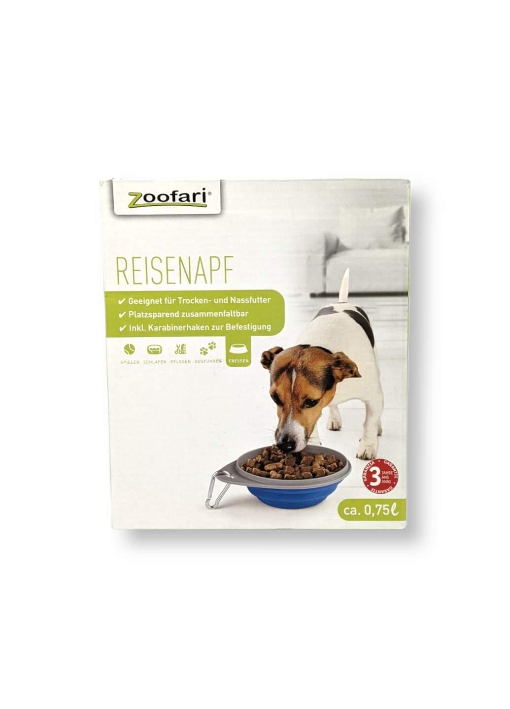 Миска для собак розкладна дорожня Zoofari 750 мл Ø 15,5 см (F2-00703) - фото 5