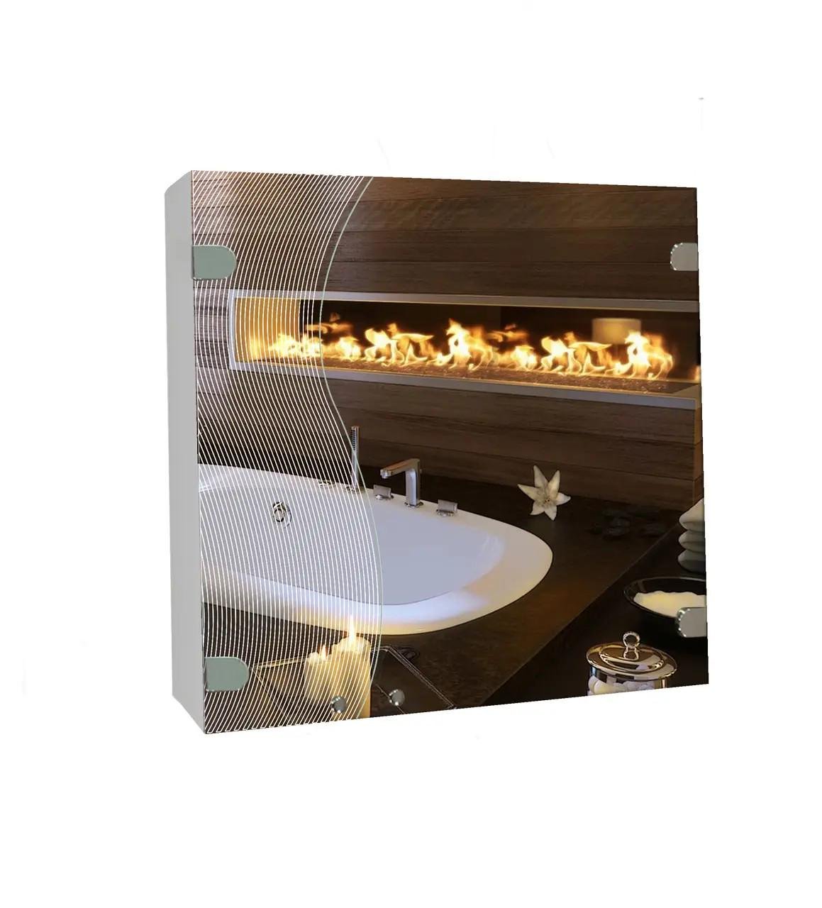 Шкафчик зеркальный 530х640х120 мм (841)