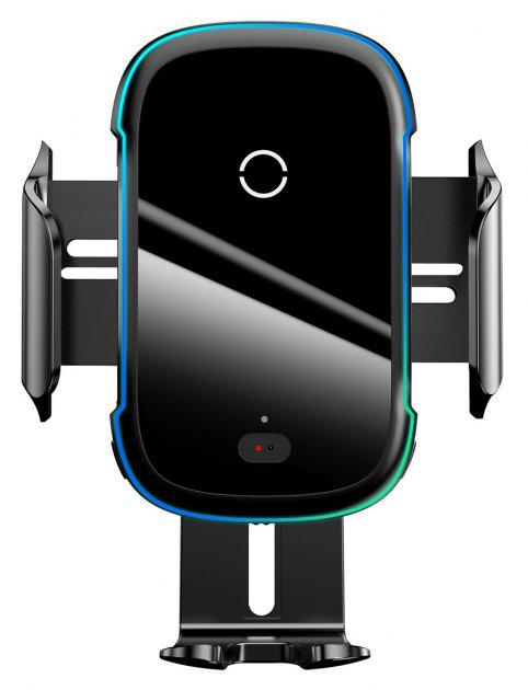 Автотримач з бездротовою зарядкою Baseus Light Electric 15W Black (WXHW03-01)