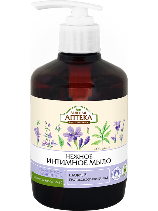 Интимное мыло Зеленая аптека Шалфей 370 мл