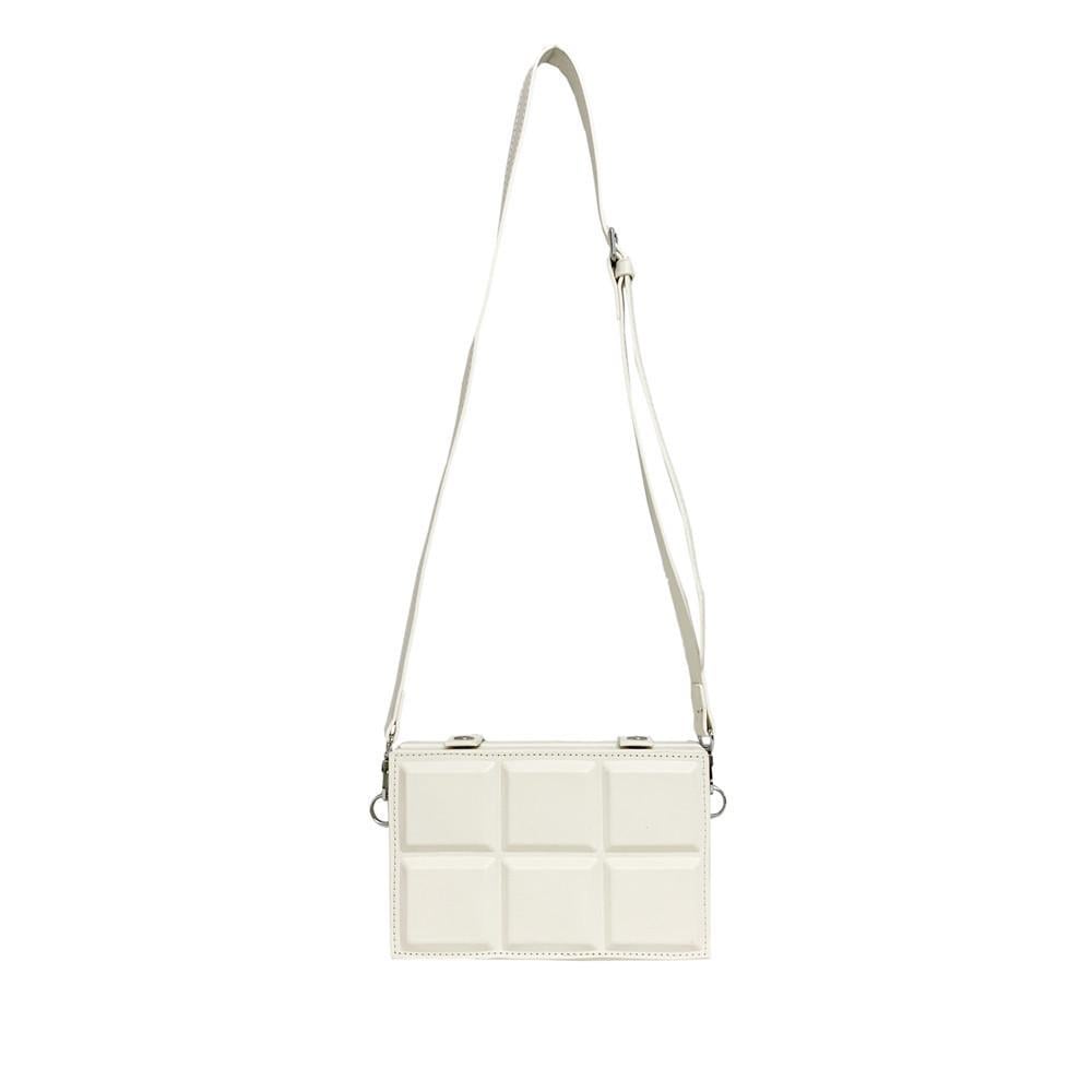 Сумка прямоугольная FILWHITE BAG 5506 кросс-боди шоколадка Белый (1818997421)