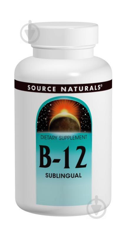 Вітамін В-12 Source Naturals 2000 мкг 100 таблеток для розсмоктування (SN0418) - фото 1