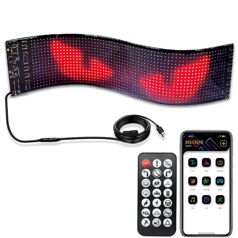 Светодиодная лента в авто LED EYES 120х595 мм (VEN-1696-C43)