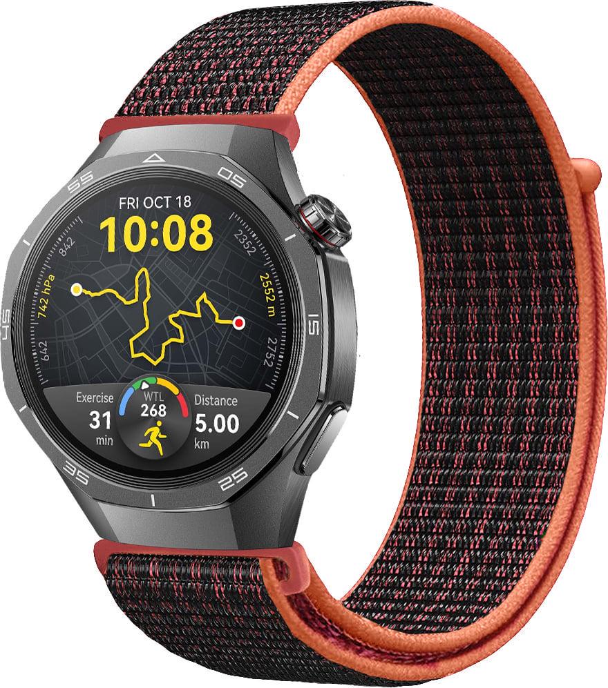 Ремешок нейлоновый Sport Loop для Huawei Watch GT 5/GT 5 Pro 46 мм Black/Red (38658-44)