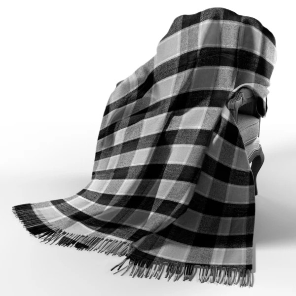 Плед шерстяной Love You П7 4533 140х200 см Темно-серый (8-6-5131706)