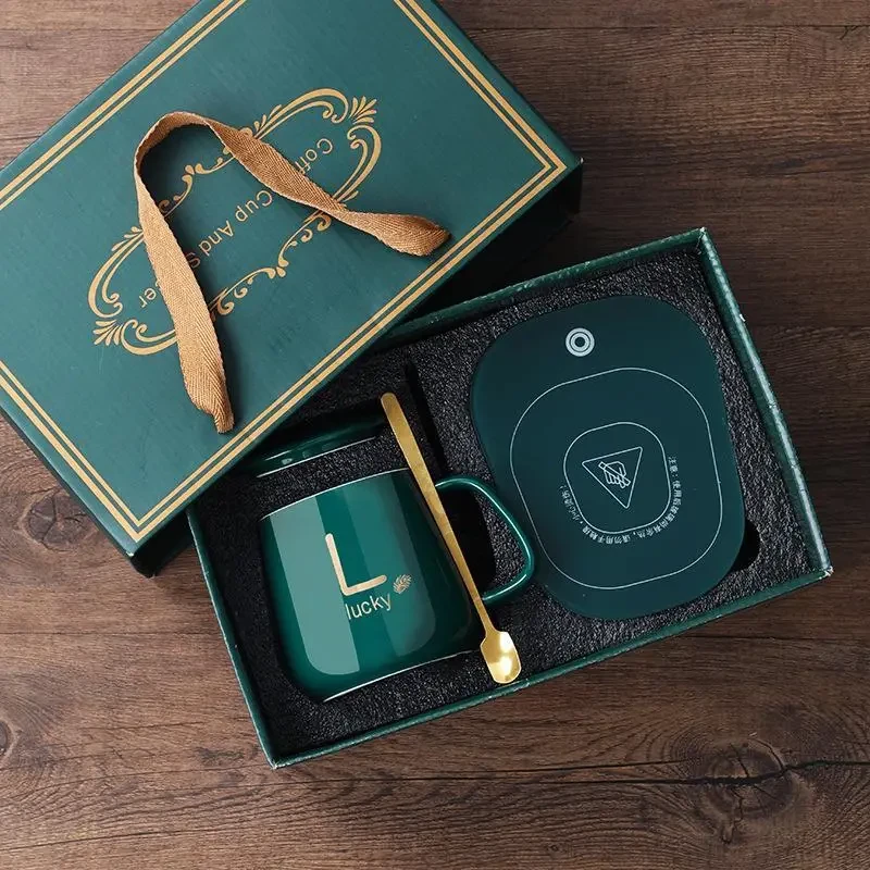 Чашка керамічна з підігрівом з підігрівом до +55 °С 350 мл Темно-зелений (23742107) - фото 5 Чашка керамічна з підігрівом з підігрівом до +55 °С 350 мл Темно-зелений (23742107) - фото 5