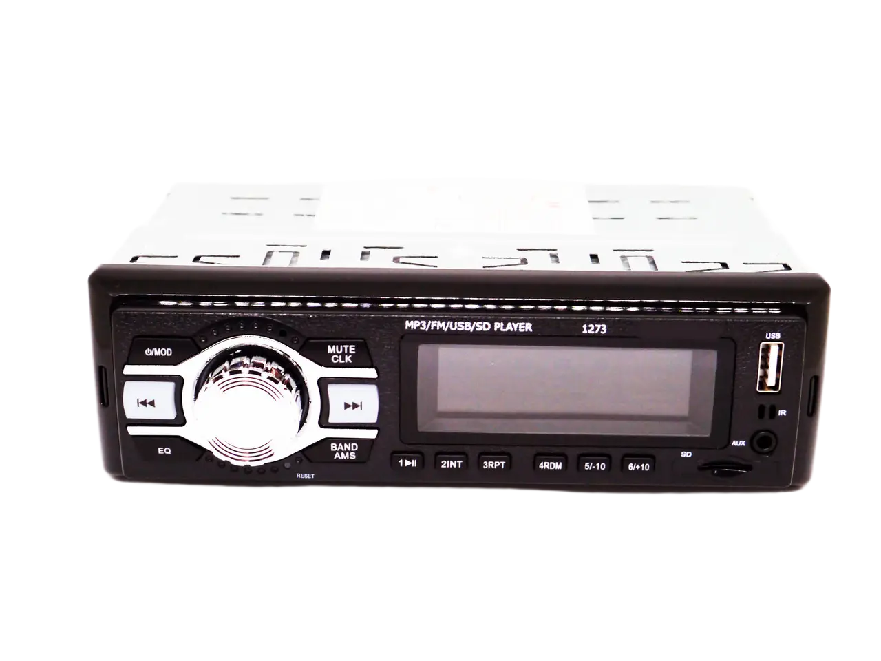 Автомагнітола RIAS 1273 ISO 1DIN USB/SD/FM/AUX з Пультом 200W (3_07833)