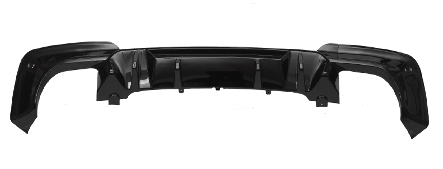 Диффузор заднего бампера GBT CS-Syle для M-Sport 2018-2021 для BMW X3 G01 2018- рр. abs-пластик Черный (176784)