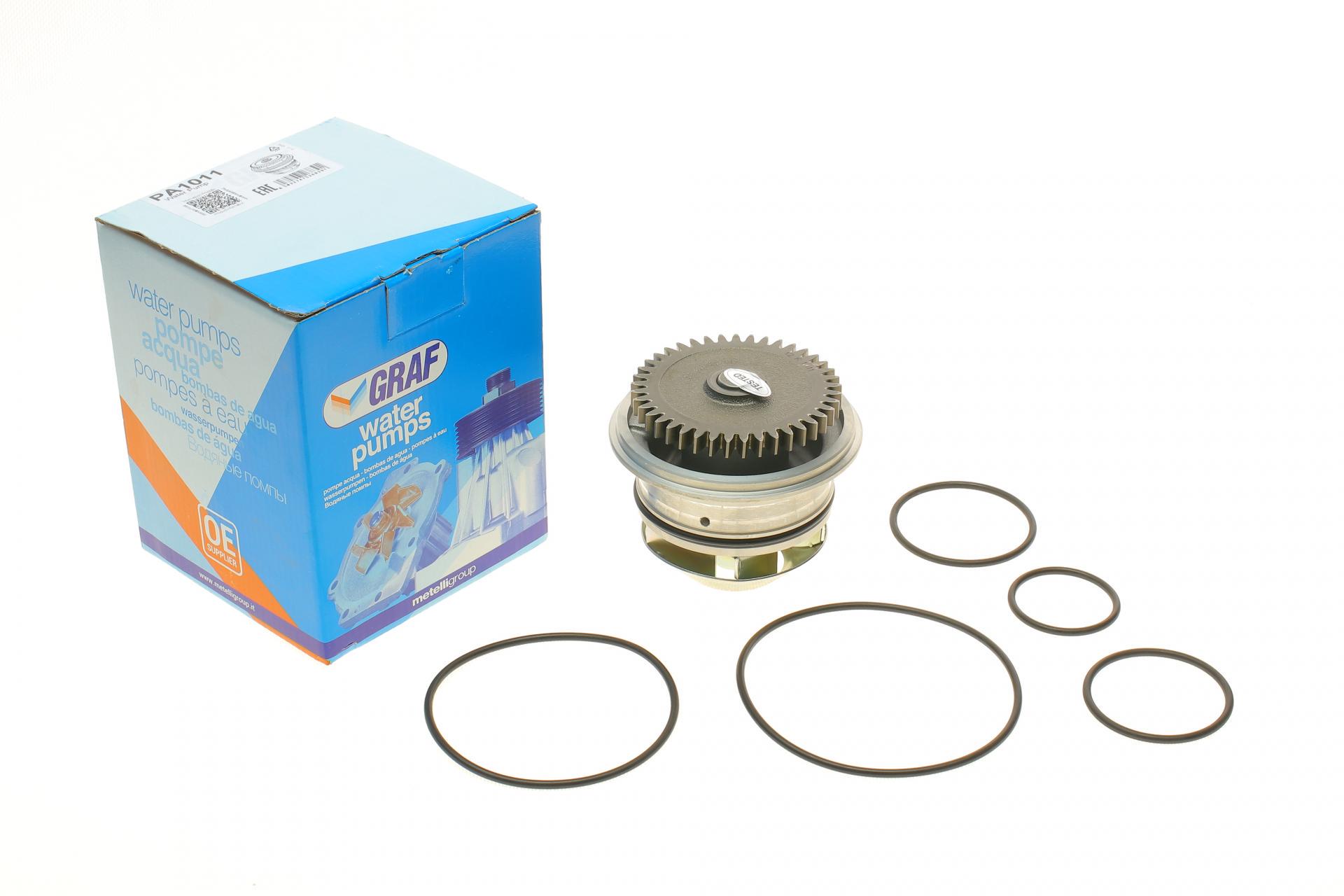 Помпа води Graf VW LT 28-35/28-46 2.8TDI 116kw 01-06 B/B 5 лоп прямий зуб PA1011 (25588957)