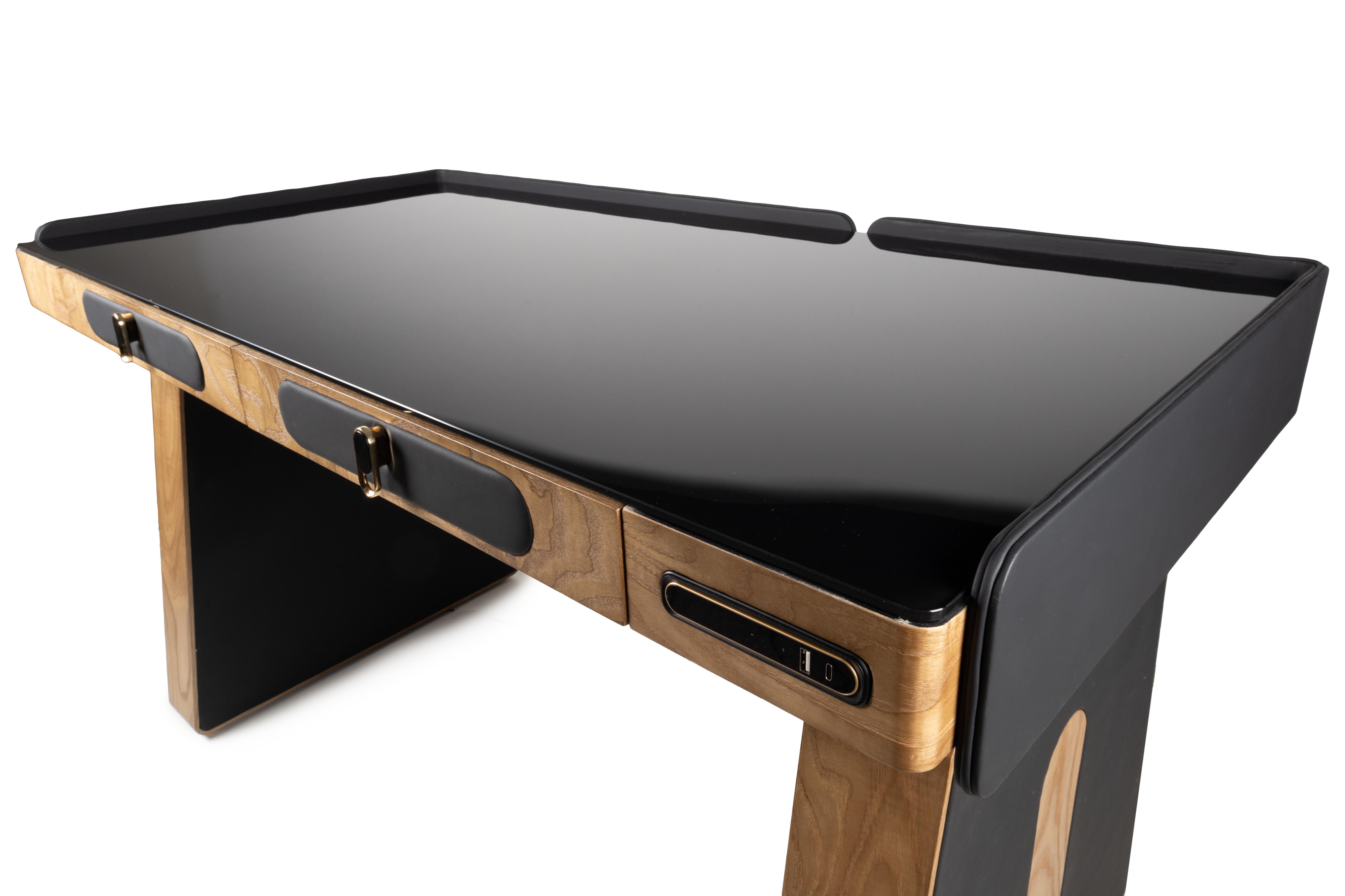 Регульований стіл кабінет Barsky Lux 2 motors 1400x700 мм Glass (LT-02) - фото 19 Регульований стіл кабінет Barsky Lux 2 motors 1400x700 мм Glass (LT-02) - фото 19