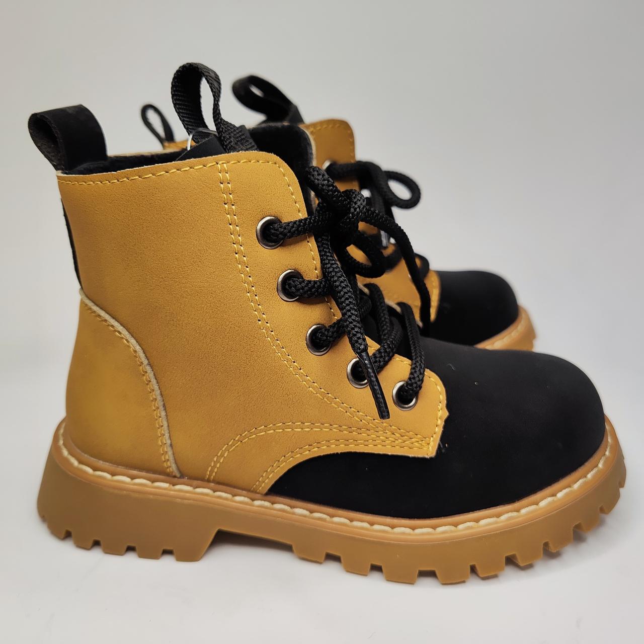 Черевики дитячі Apawwa T837/31 р. 31 Чорний/Рудий (31362867)