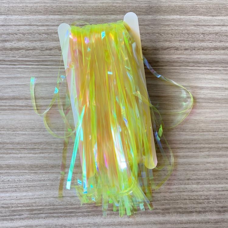 Дождик для фотозоны 1x1 м Перламутрово-желтый (5518)