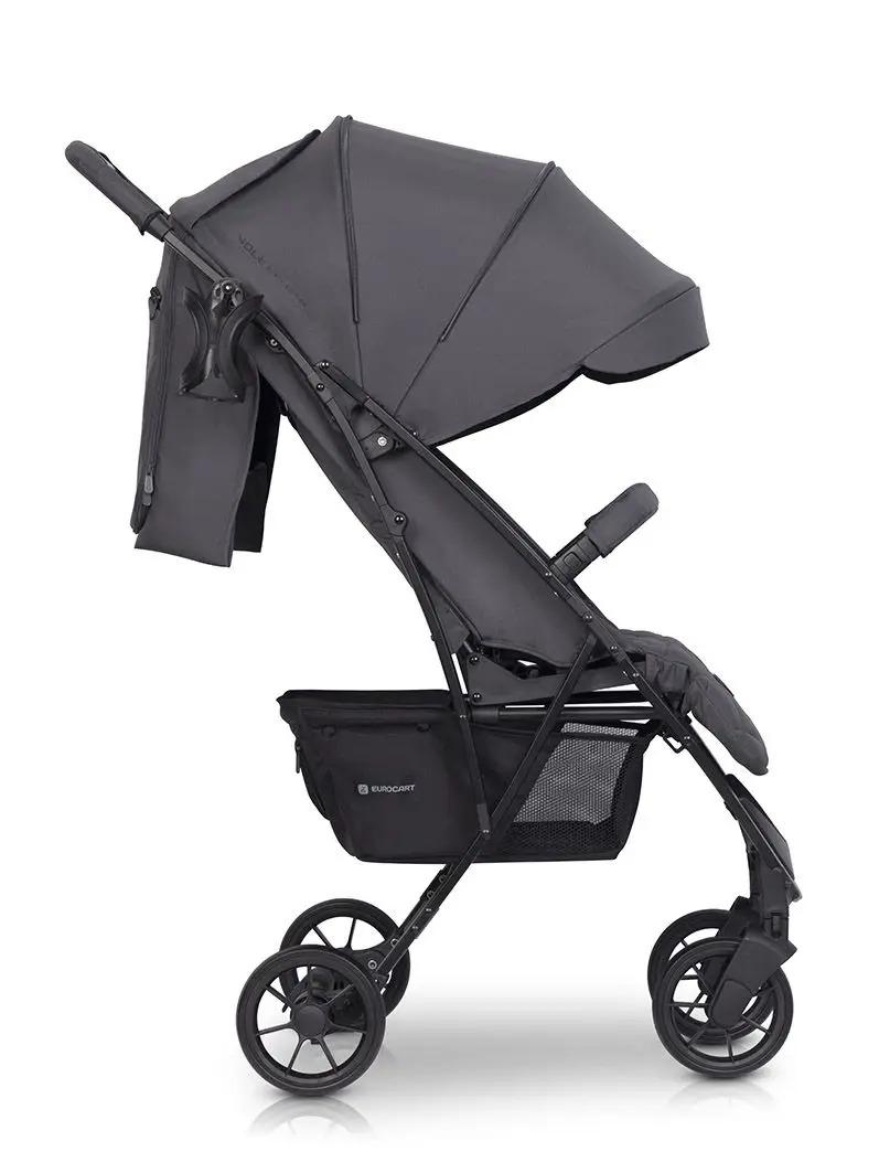 Коляска универсальная Euro-Cart Volt с корзиной 85x50x106 см Графитовый (9023-ECVB-16) - фото 8