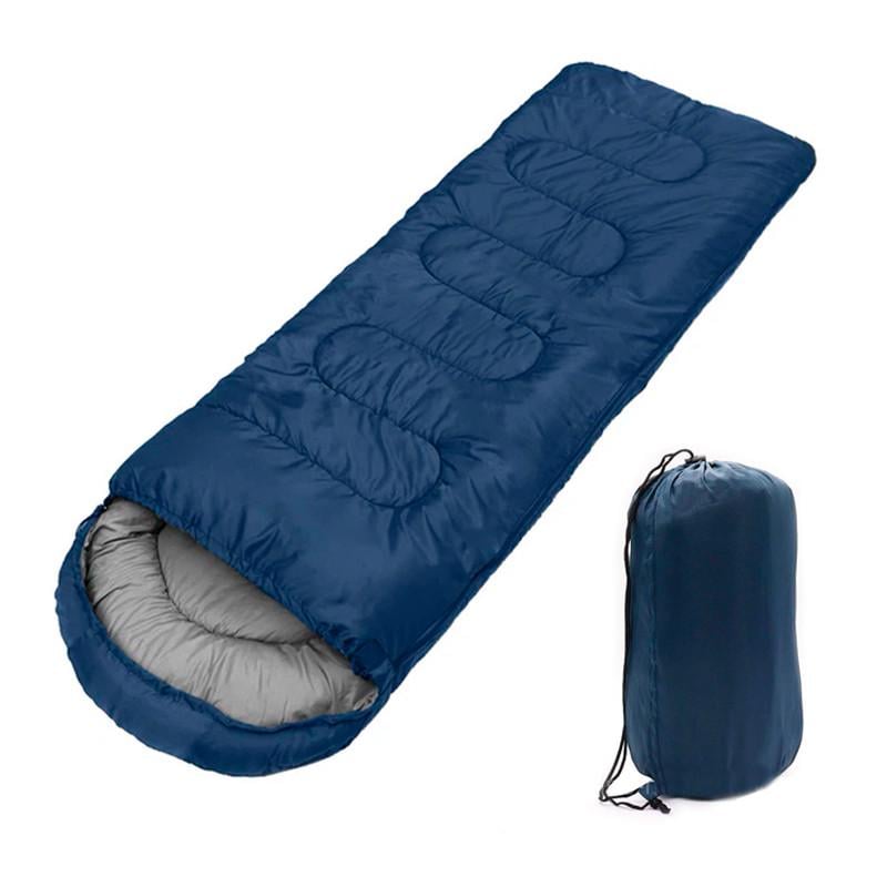 Спальный мешок для туризма Lesko 0021 210х75 см 0,95 кг Dark Blue (31457473)