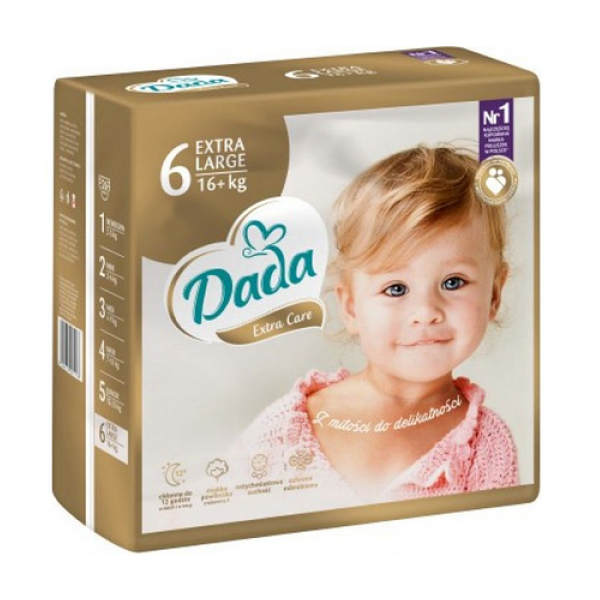 Подгузники Dada Extra Care р. 6 Extra Large 16+ кг 78 шт.