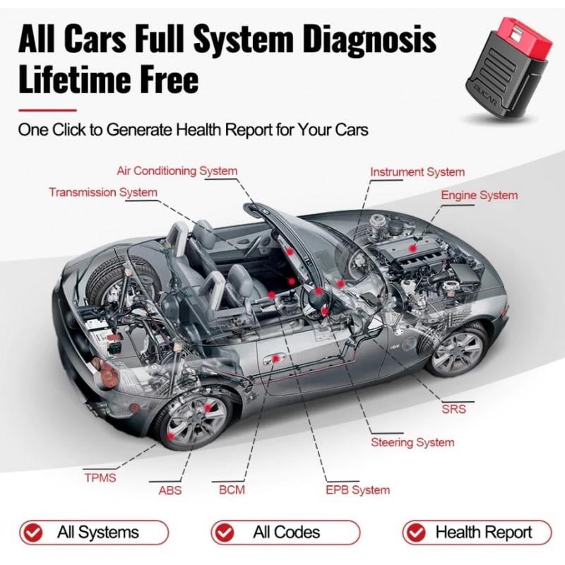 Автосканер Mucar BT200+ X431 ThinkDiag всі марки/оновлення - фото 2 Автосканер Mucar BT200+ X431 ThinkDiag всі марки/оновлення - фото 2
