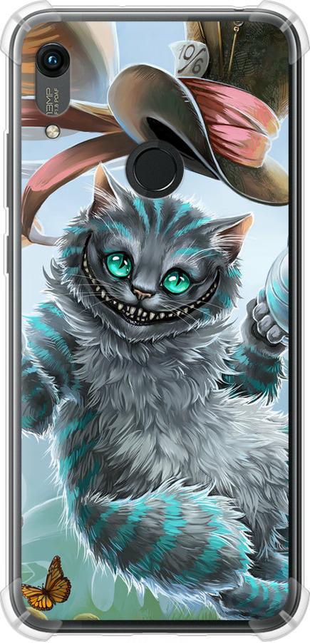 Чехол на Huawei Y6s Чеширский кот 2 (3993sp-1871-42517)