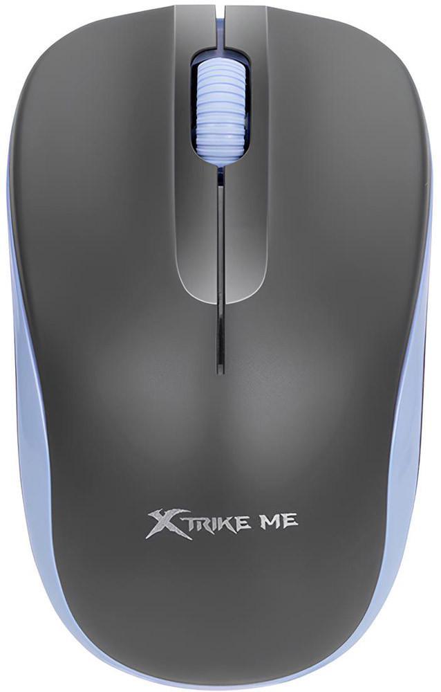 Компьютерная мышка беспроводная Xtrike ME GW-116 2.4G 1000 dpi 3 кнопки Серый (36260916)